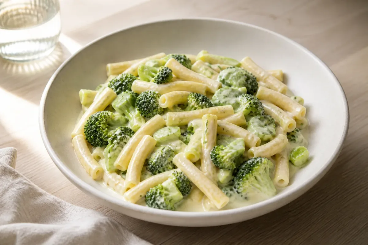 Cremet broccolipasta med citron